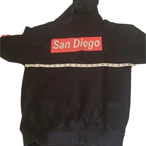 Men's Small San Diego Hoodie Sweatshirt - Picture 3 of 5